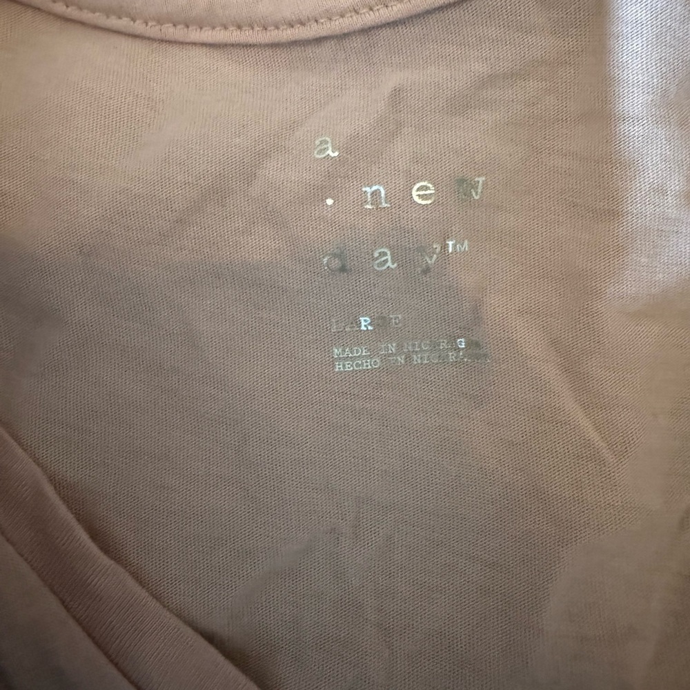 A New Day - Women's light Pink V-Neck Top - Picture 8 of 8